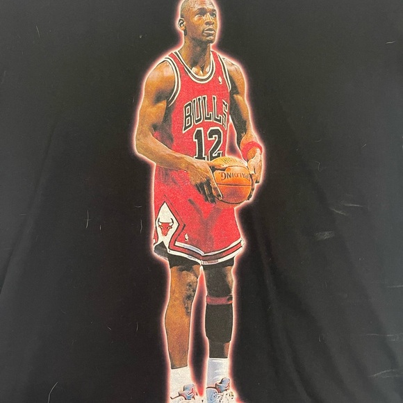 Do Not Disturb DND by Ferris Heavyweight Michael Jordan Black T-Shirt Size L - Picture 2 of 4